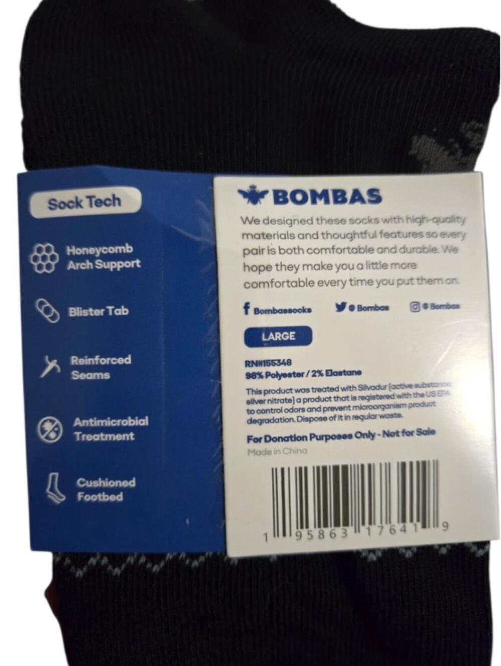 Brand New L no show Bombas Socks - Picture 2 of 2
